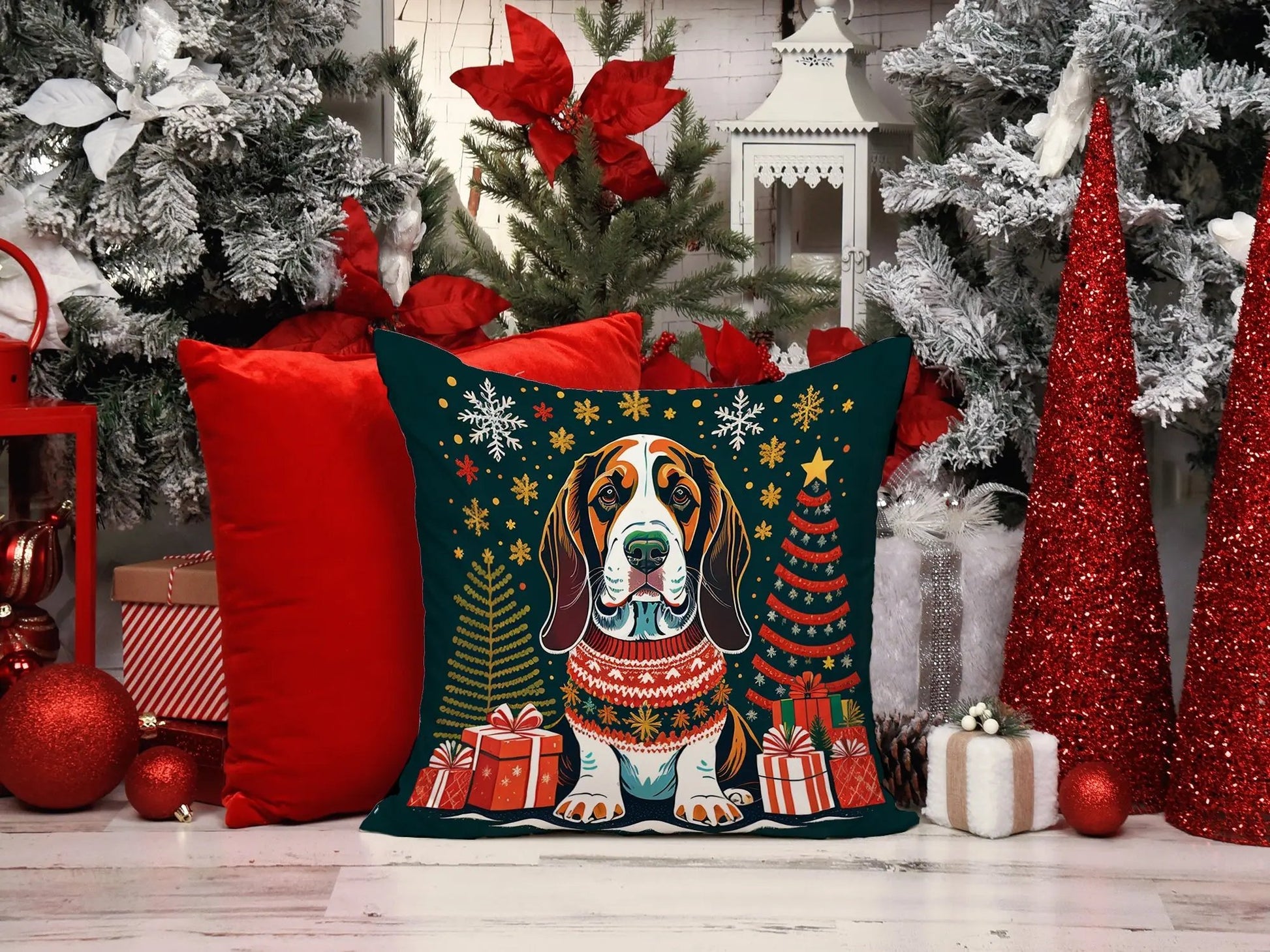 Christmas Pillow - Vivid Treasure Zone
