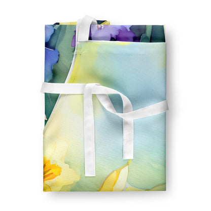 Daffodils in Watercolor Apron Caroline's Treasures