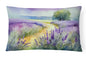 Lavender in Watercolor Throw Pillow Caroline's Treasures