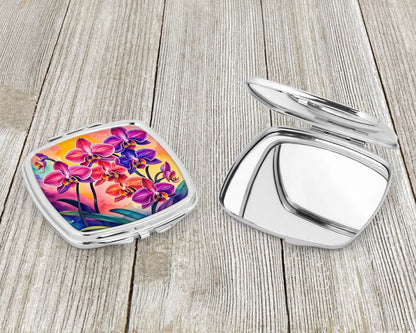 Colorful Orchids Compact Mirror-2