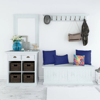 Colorful Roses Throw Pillow-3