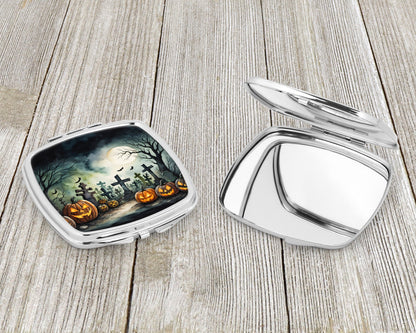 Graveyard Spooky Halloween Compact Mirror Caroline's Treasures