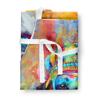 Akita Hippie Dawg Apron - Vivid Treasure Zone