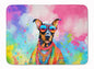 Doberman Pinscher Hippie Dawg Memory Foam Kitchen Mat Caroline's Treasures