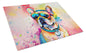 French Bulldog Hippie Dawg Glass Cutting Board Caroline's Treasures