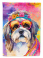 Shih Tzu Hippie Dawg House Flag Caroline's Treasures