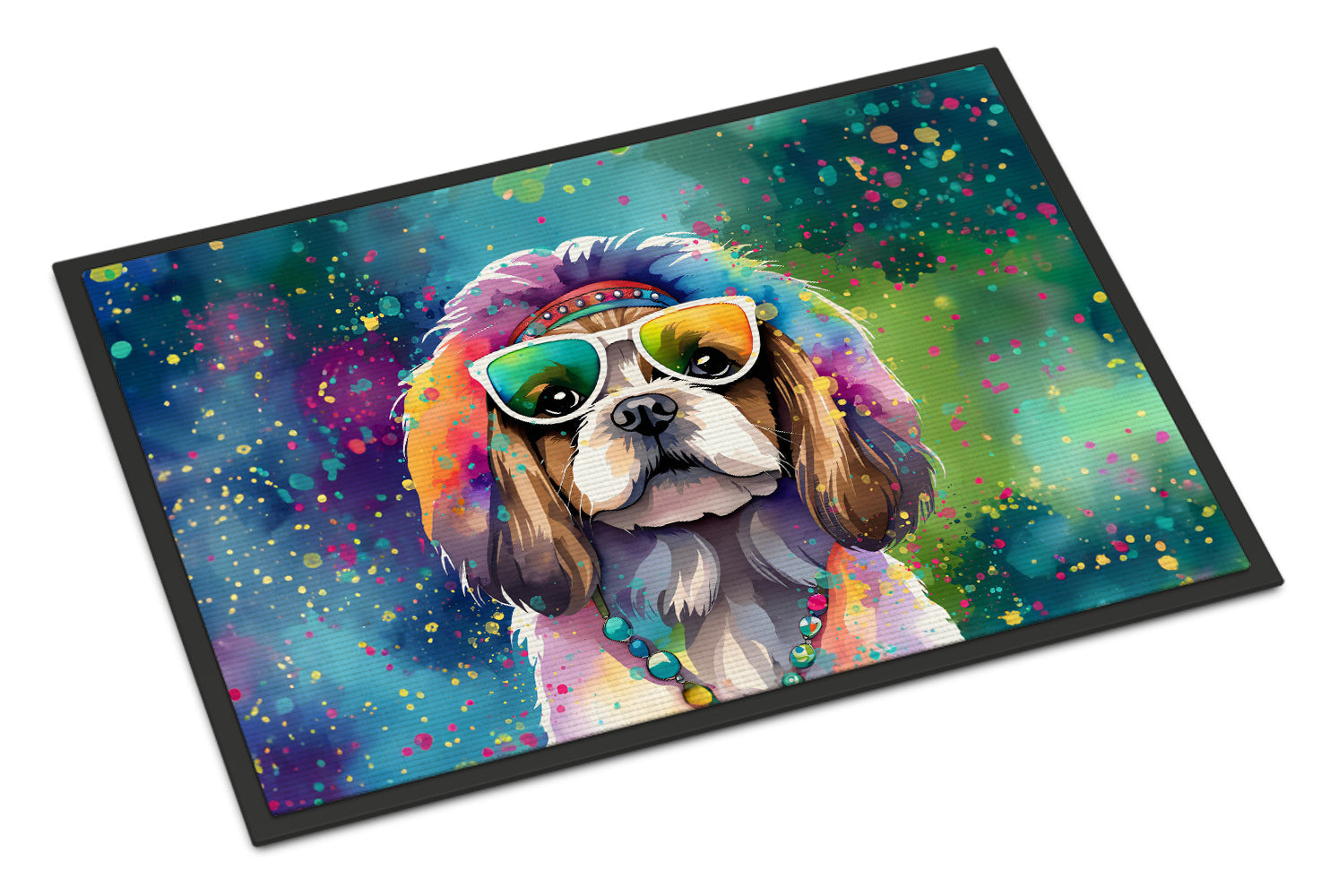 Shih Tzu Hippie Dawg Doormat Caroline's Treasures