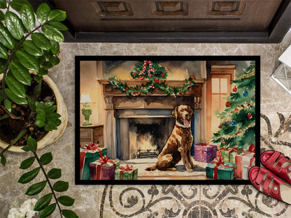 Chesapeake Bay Retriever Cozy Christmas Doormat Caroline's Treasures
