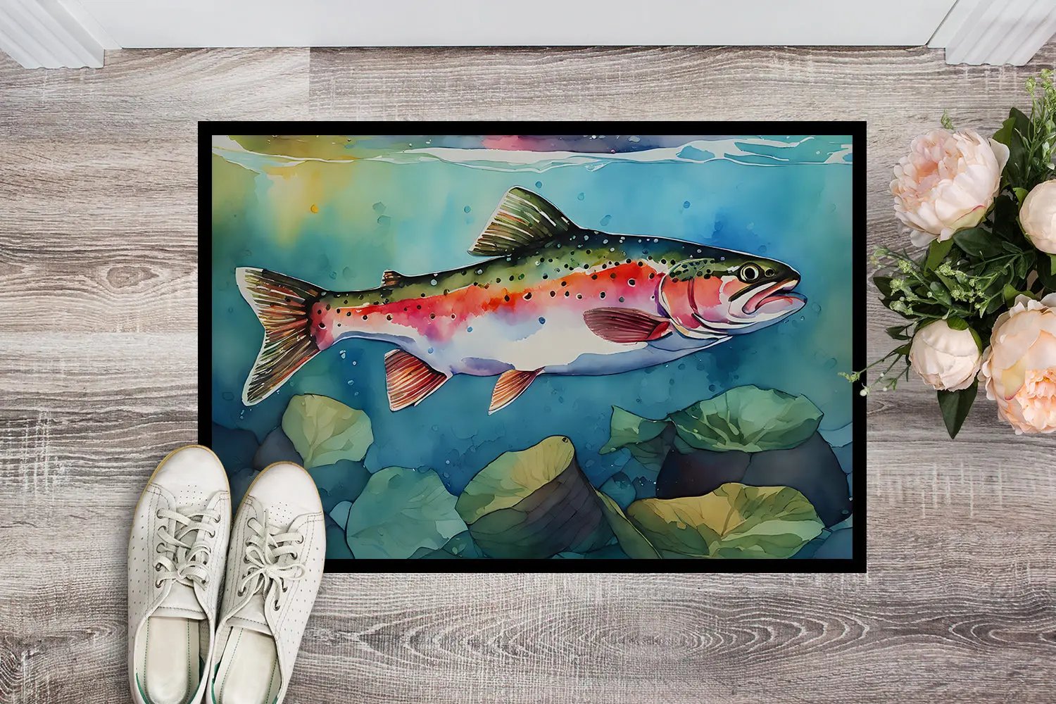 Rainbow Trout Doormat-1