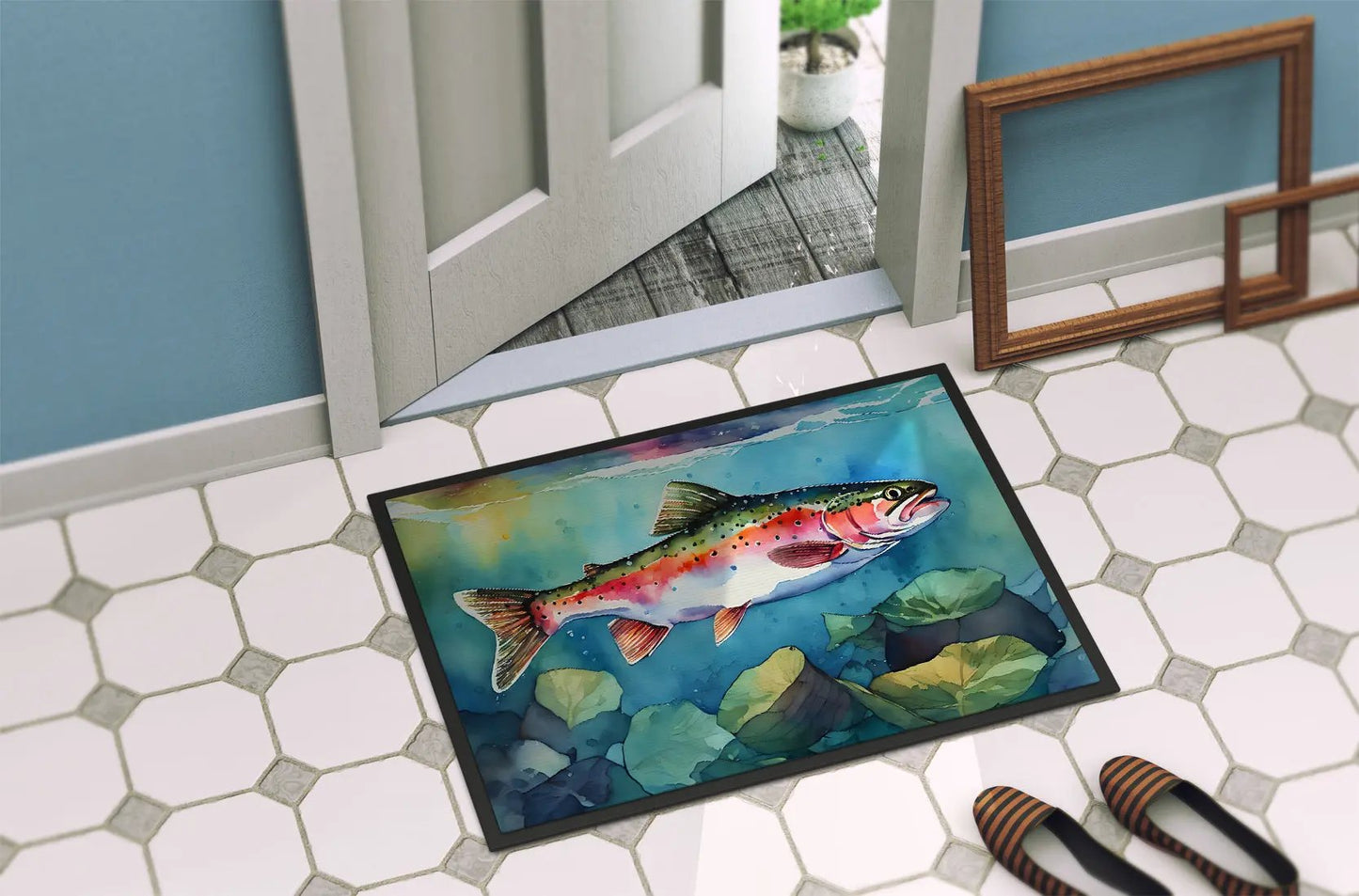 Rainbow Trout Doormat-3