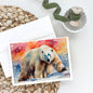 Polar Bear Greeting Cards Pack of 8 Caroline's Treasures