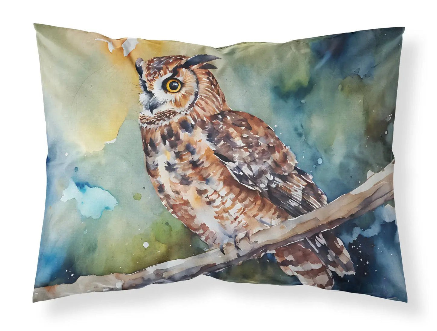 Tawny Owl Standard Pillowcase-0