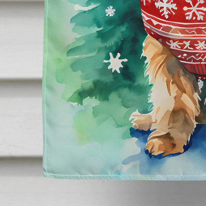 Norfolk Terrier Christmas House Flag - Vivid Treasure Zone