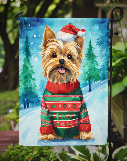 Yorkshire Terrier Yorkie Christmas Garden Flag Caroline's Treasures