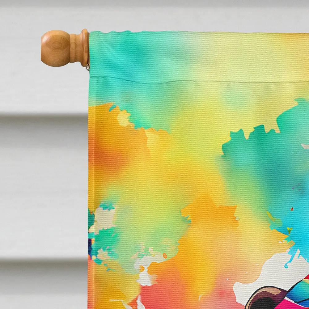 Hippie Animal Otter House Flag - Vivid Treasure Zone