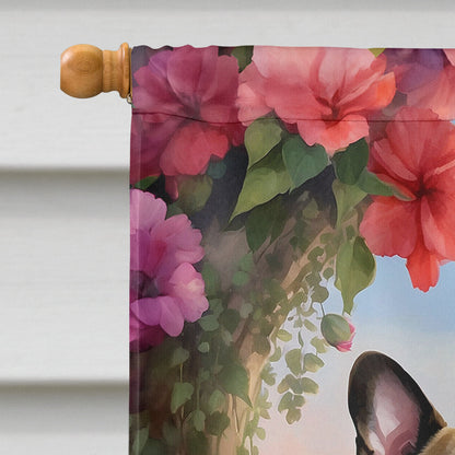 French Bulldog Two Hearts House Flag Caroline's Treasures