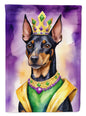 Manchester Terrier King of Mardi Gras House Flag Caroline's Treasures