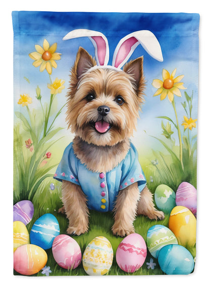 Cairn Terrier Easter Egg Hunt Garden Flag-0