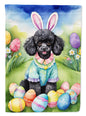 Black Poodle Easter Egg Hunt House Flag Caroline's Treasures
