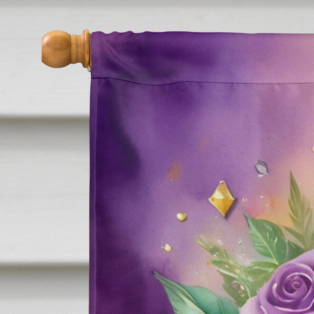 Fleur de lis Mardi Gras House Flag Caroline's Treasures