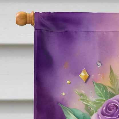 Fleur de lis Mardi Gras House Flag Caroline's Treasures