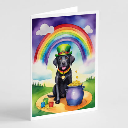 Labrador Retriever St Patrick's Day Greeting Cards Pack of 8 Caroline's Treasures