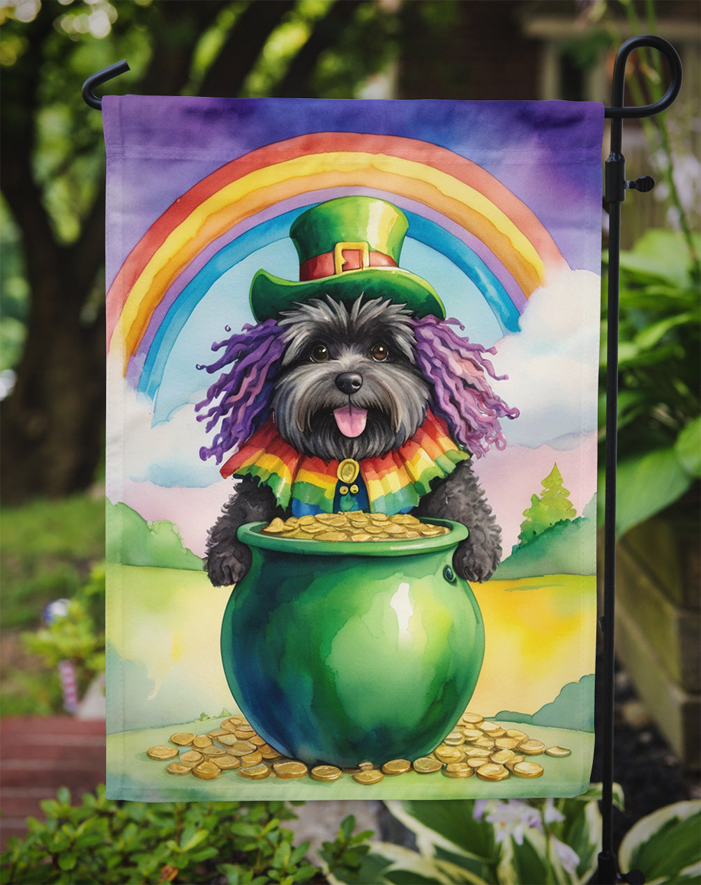 Puli St Patrick's Day Garden Flag Caroline's Treasures