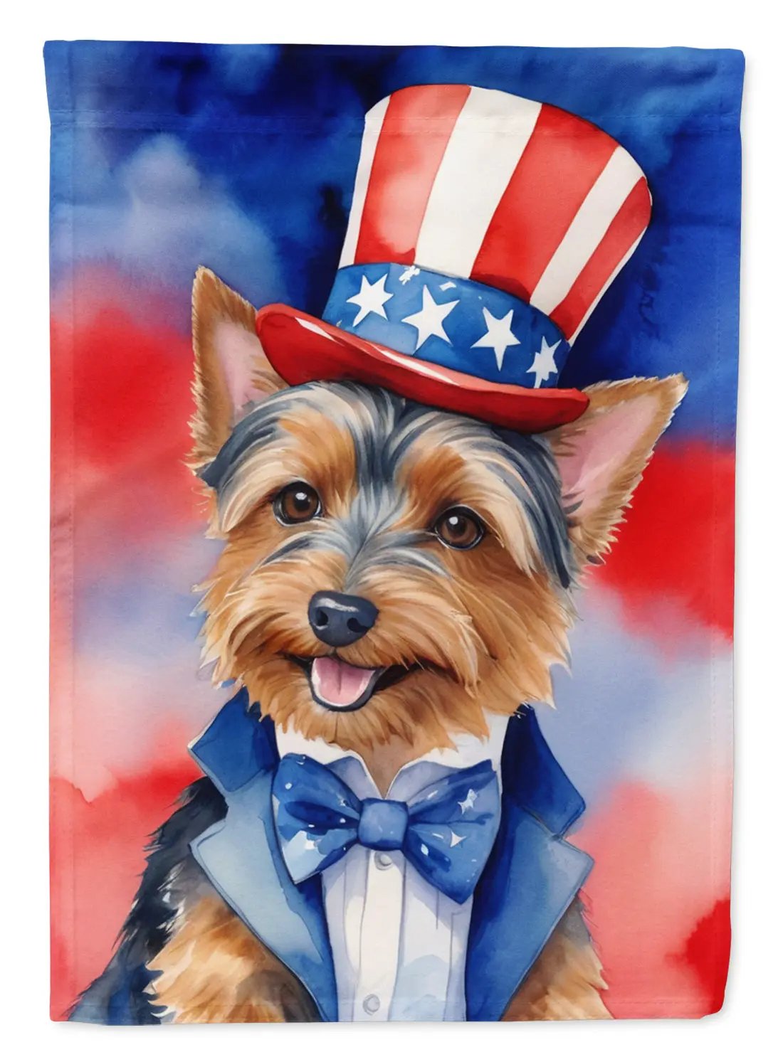 Australian Terrier Patriotic American Garden Flag Caroline's Treasures