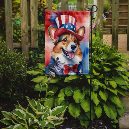 Corgi Patriotic American Garden Flag Caroline's Treasures