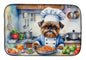 Brussels Griffon The Chef Dish Drying Mat - Vivid Treasure Zone