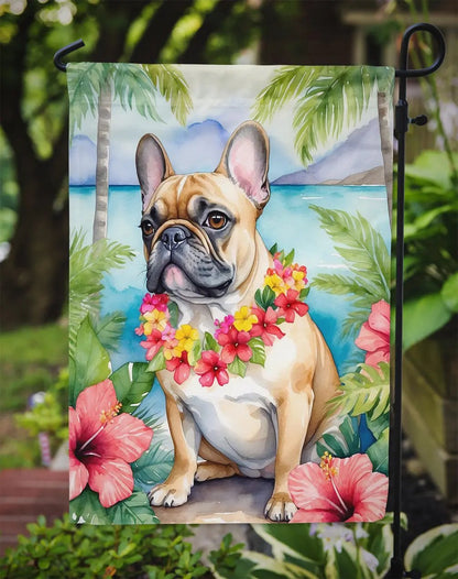 French Bulldog Luau Garden Flag Caroline's Treasures