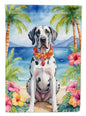 Great Dane Luau Garden Flag - Vivid Treasure Zone