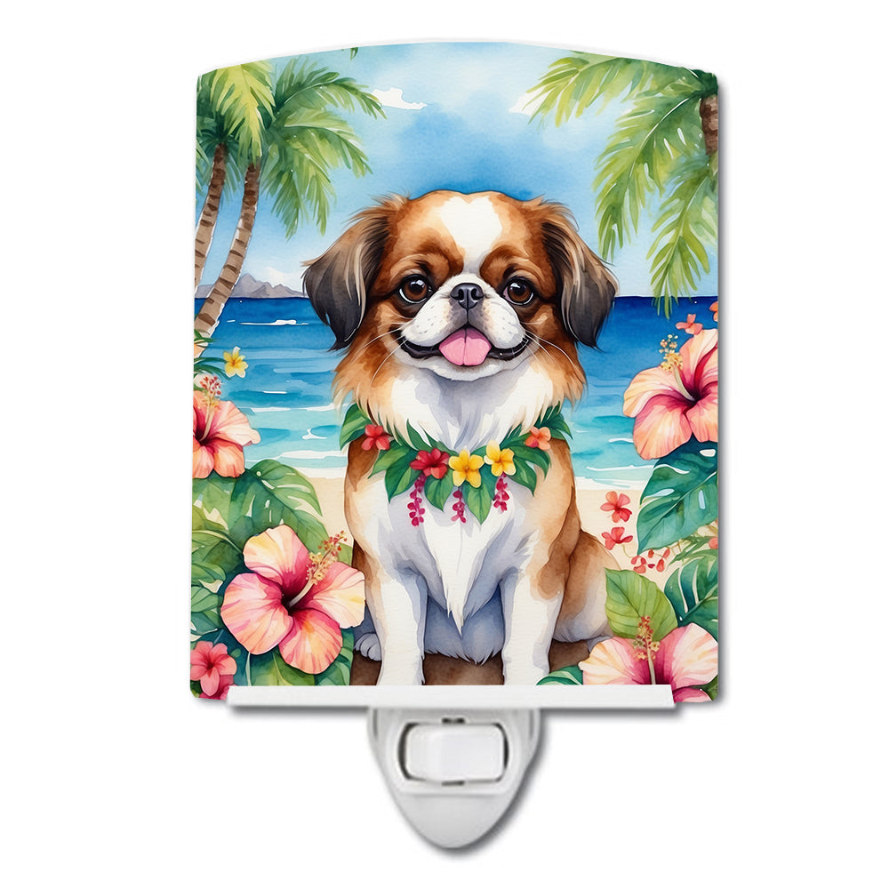 Japanese Chin Luau Ceramic Night Light Caroline's Treasures