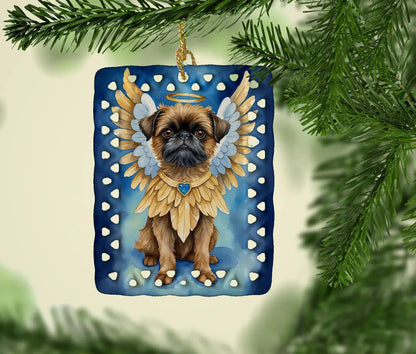 Brussels Griffon My Angel Porcelain Ornament-1