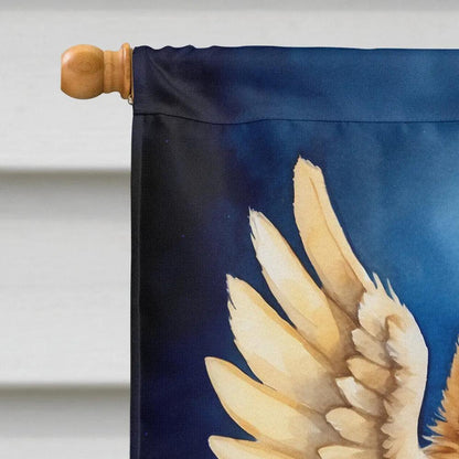 Pomeranian My Angel House Flag-2