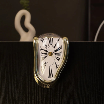 Dali Melting Clock for Decorative Home Office Shelf Desk Table Funny Creative Gift-4