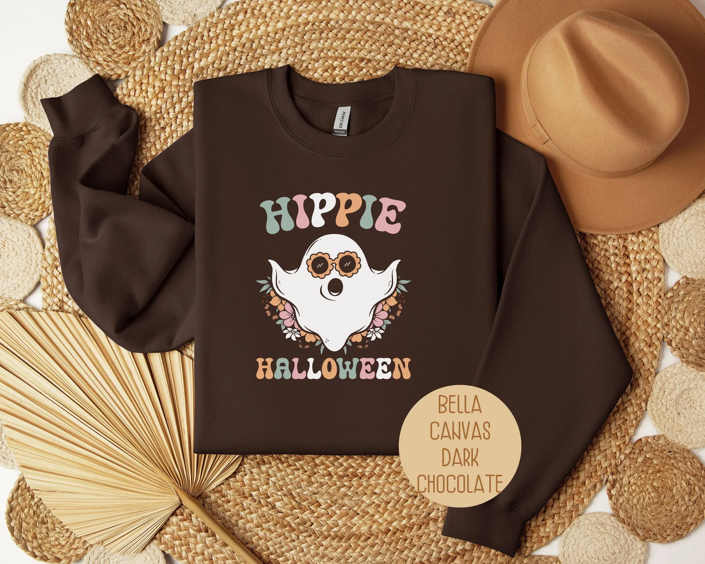 Hippie Halloween Sweatshirt Printify