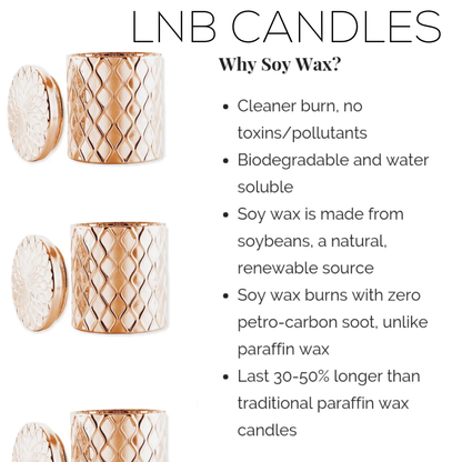 BLOOMING Gardenias Scented Luxury Home Decor Accent Candle-2