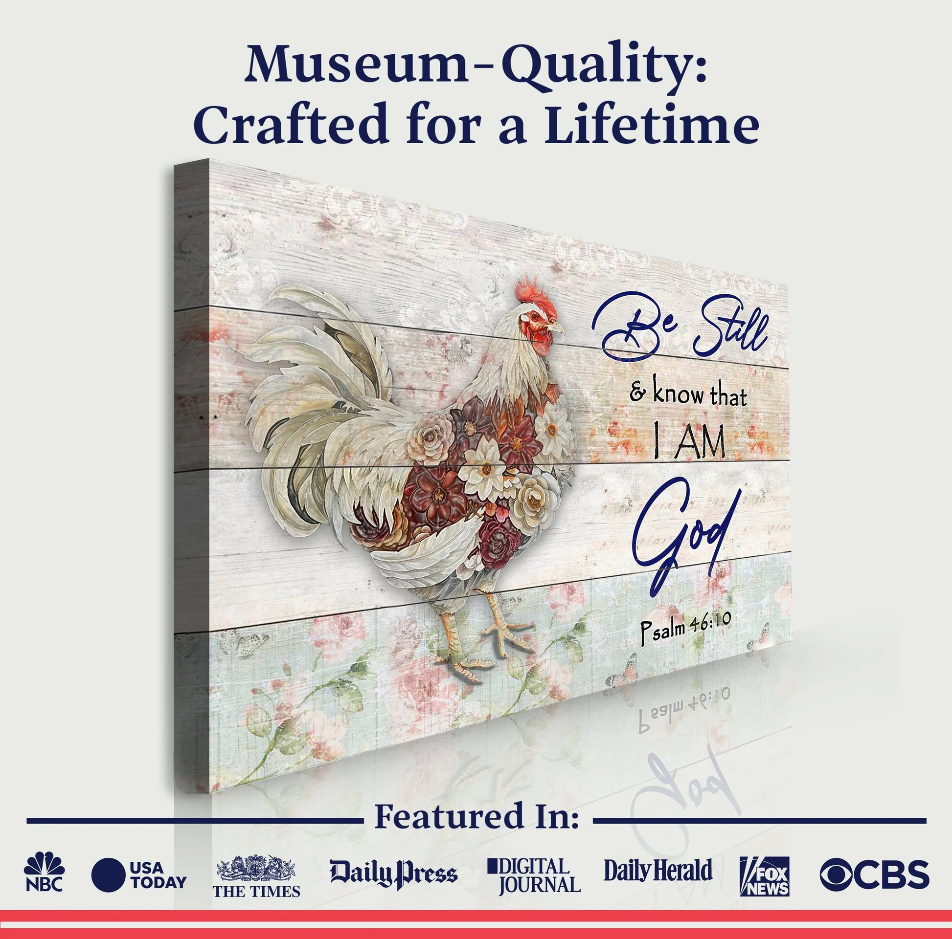 Be Still Faith Sign II Tailored Canvases