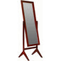 Modern Full Length Freestanding Bedroom Floor Cheval Mirror in Cherry FastFurnishings