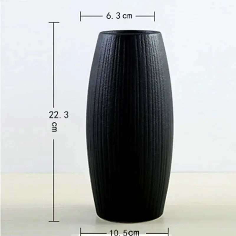 NNEOBA Ceramic Retro Vase Handmade Home Decor NNEOBA