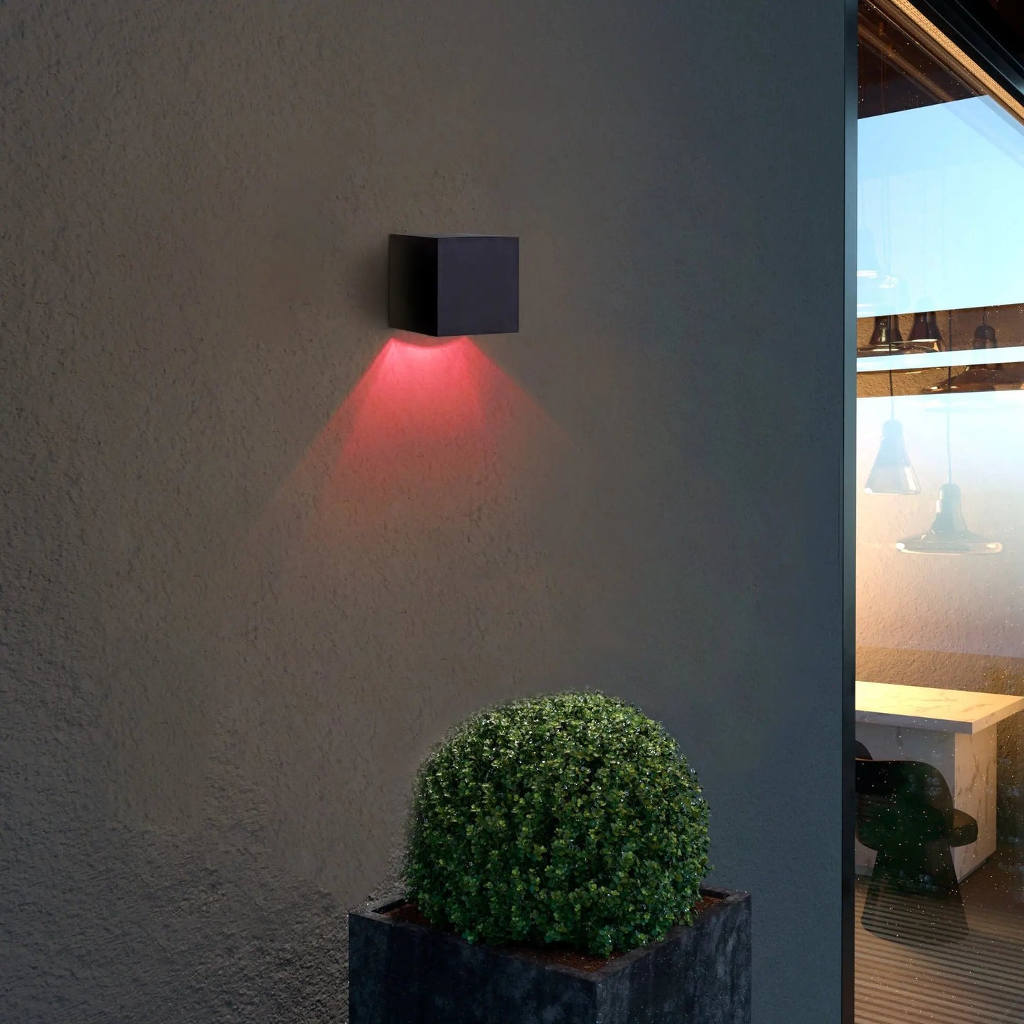Multi-Color Solar Cube Wall Lights Lampdepot