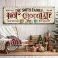 Hot Chocolate Christmas Bar Sign Tailored Canvases