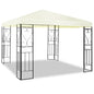 10 x 10 Ft Outdoor Steel Frame Gazebo Shelter with Waterproof Polyester Canopy-0
