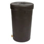 Dark Brown Single Spigot Eco 50-Gallon Rain Barrel FastFurnishings