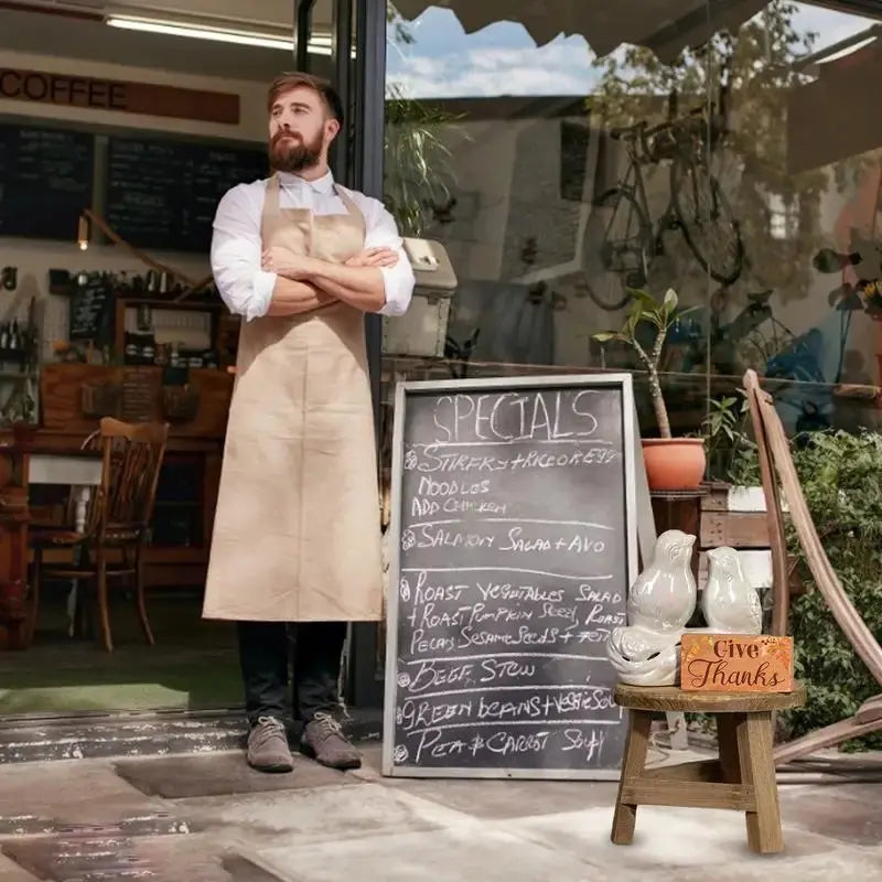 NNEOBA Wooden Mini Plant Stand Display - Multifunctional Home Decor Stool NNEOBA