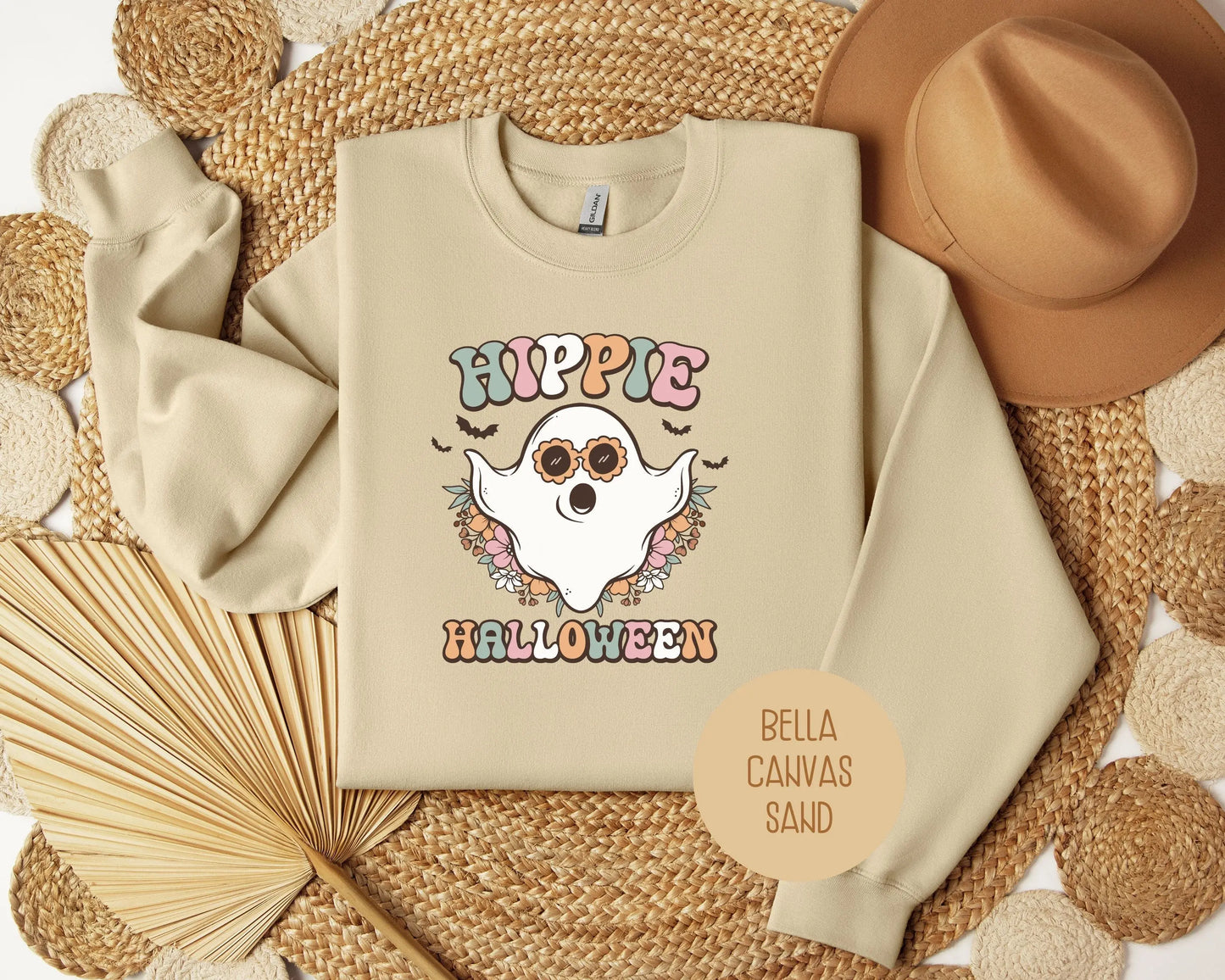 Hippie Halloween Sweatshirt Printify