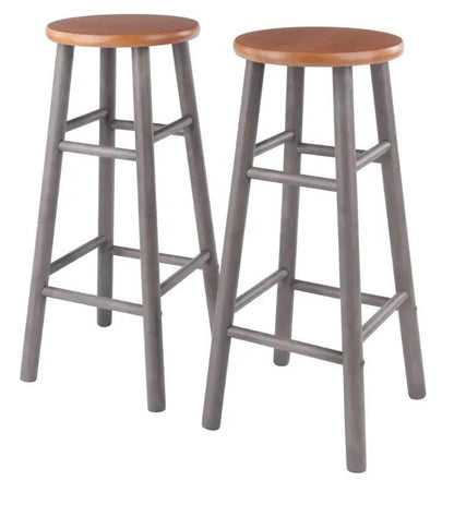 Set of 2 Element Bar Stools D BlakHom