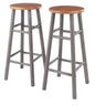Set of 2 Element Bar Stools D BlakHom