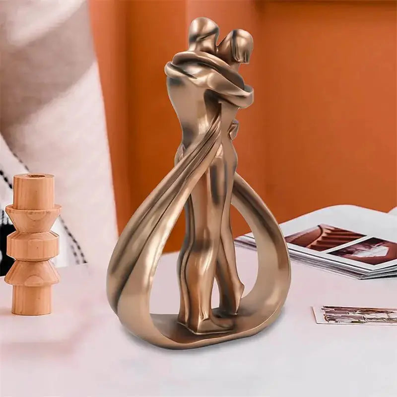 Home Decor Nordic Art Love Resin Figurine OBA